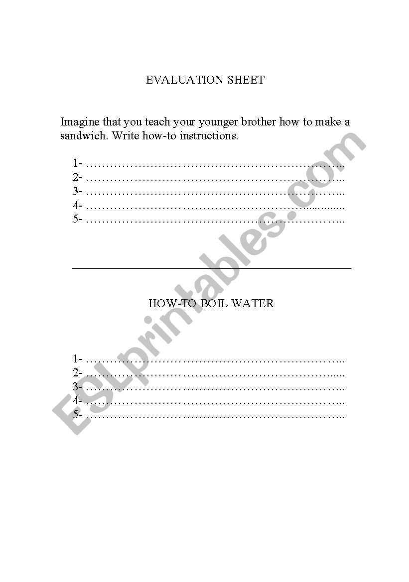 authentic assessment worksheet
