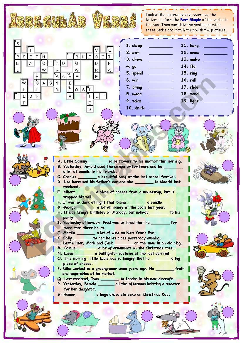 Past simple - Irregular verbs (2 of 2)