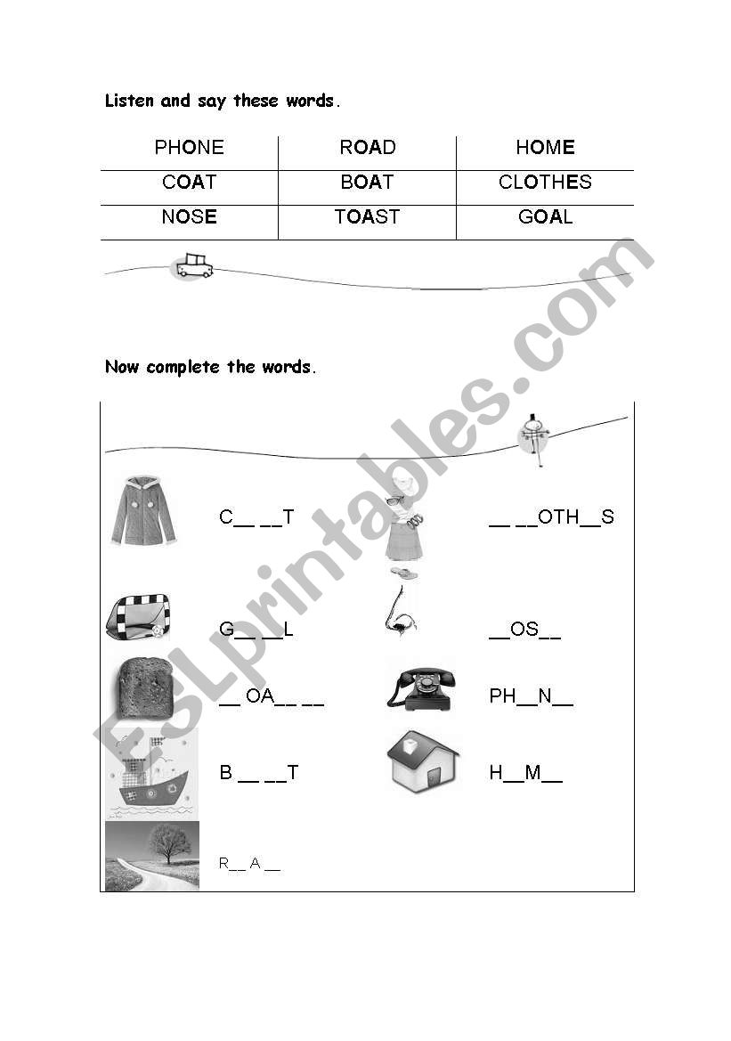 PHONICS worksheet