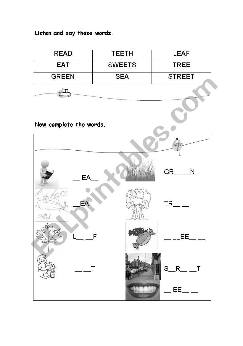 PHONICS worksheet