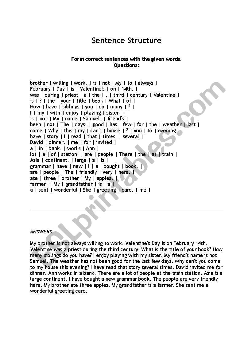 english-worksheets-sentence-structures