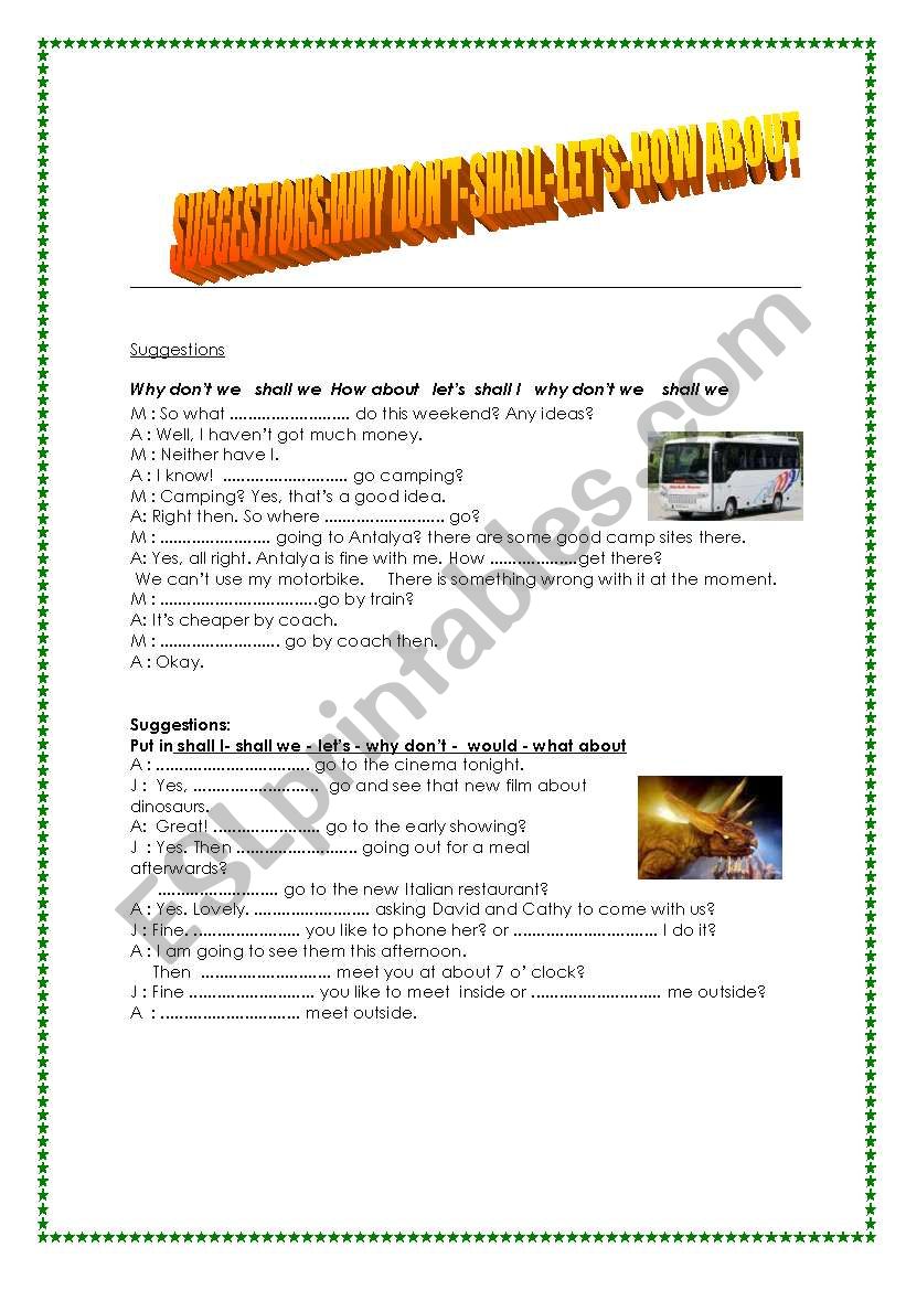 why  donÂ´t -letÂ´s -shall-how about