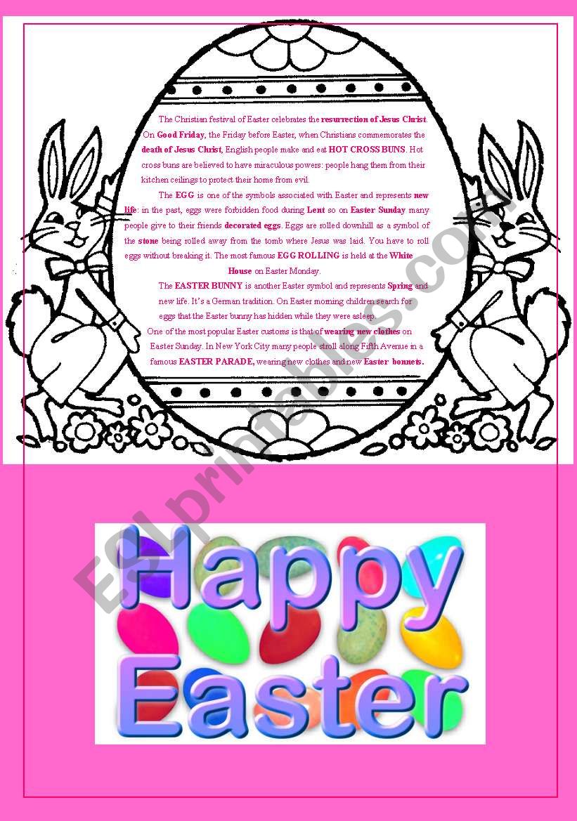 Happy Easter! worksheet