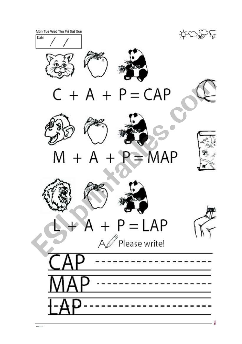 Phonic worksheet
