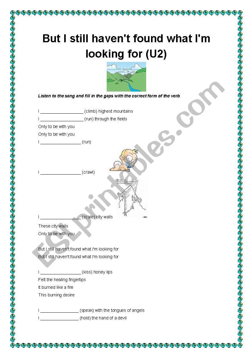 But I still havenÂ´t found what IÂ´m looking for