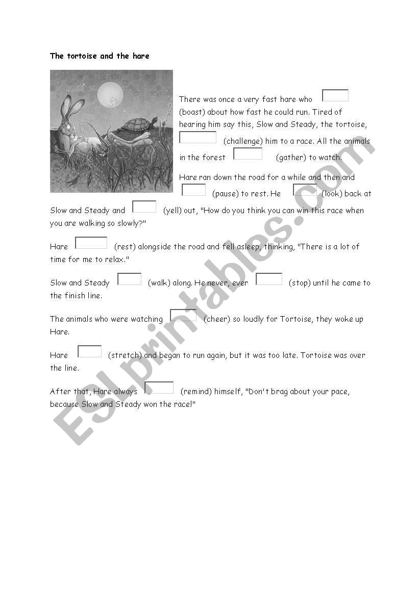 regular past tenses worksheet