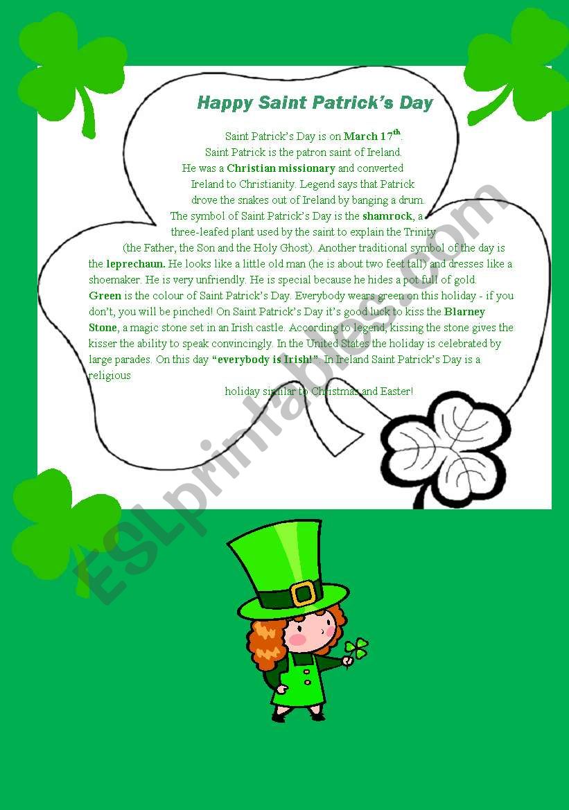 St. Patricks Day: a traditional Irish festival 