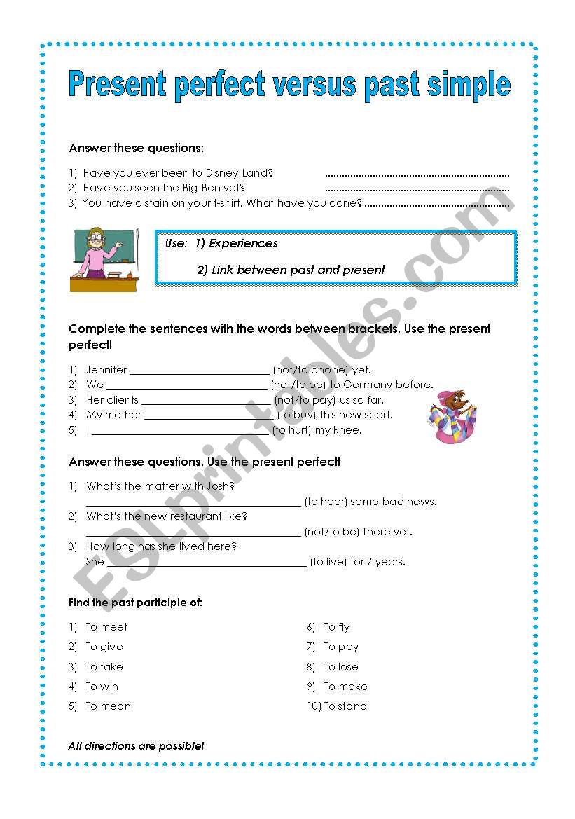 present perfect and past simple