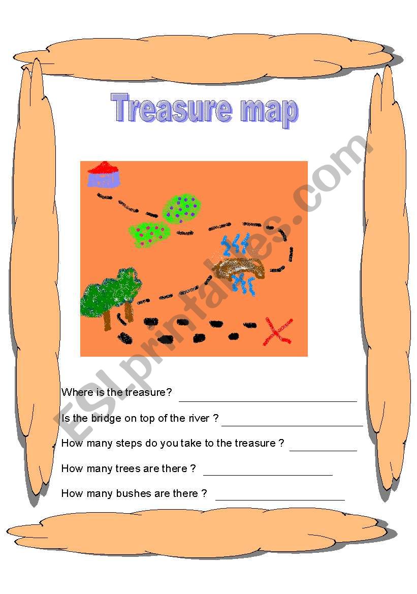 Treasure Hunt worksheet