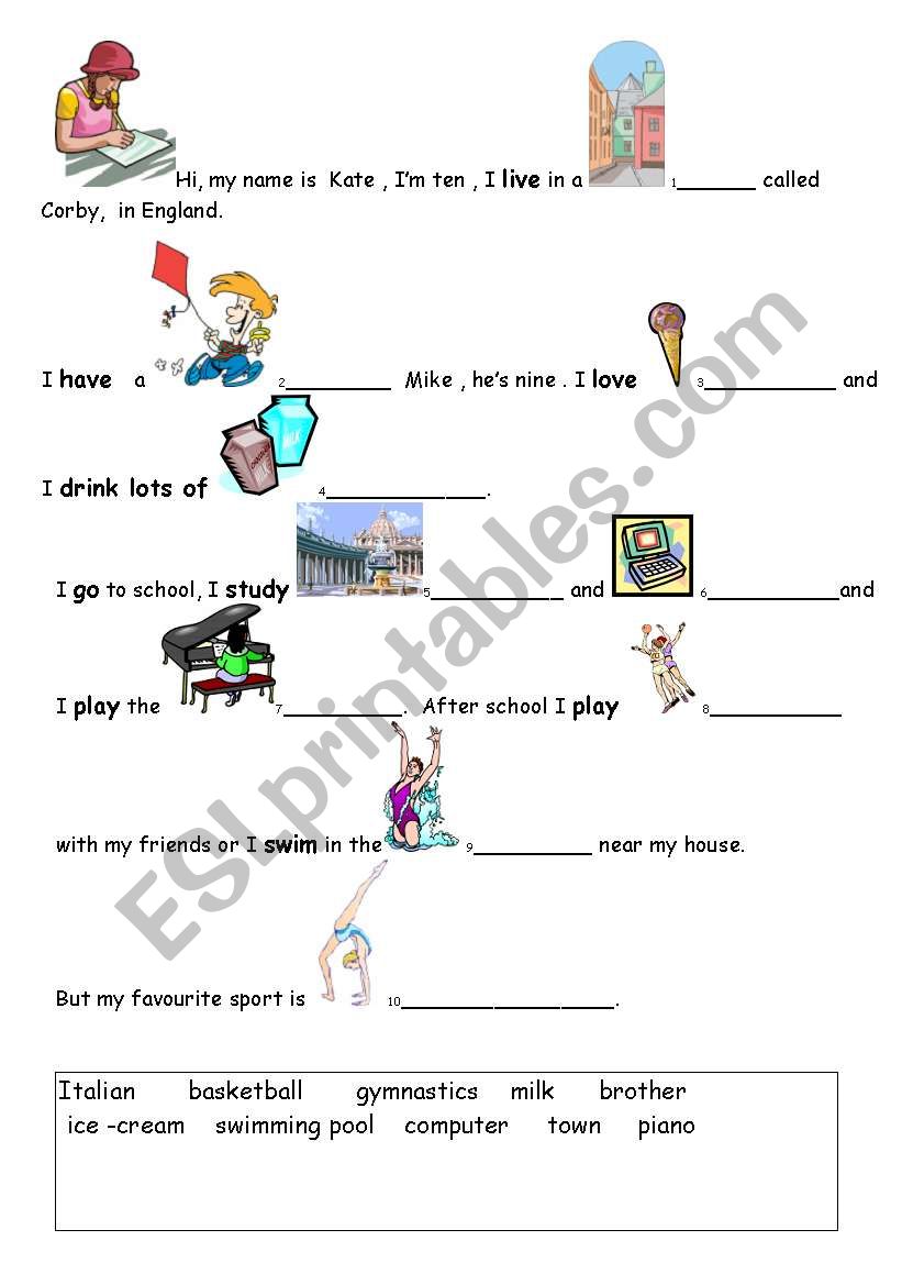 present simple gap fill worksheet