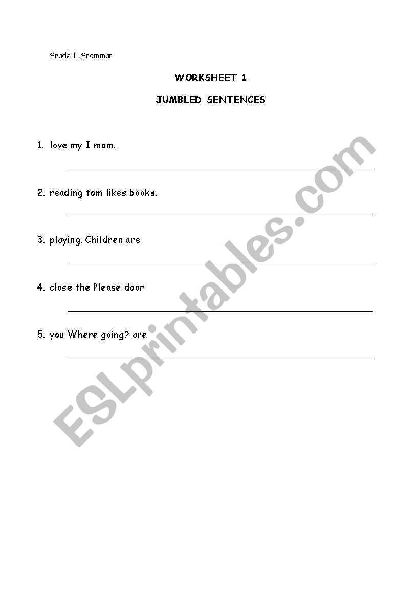 english-worksheets-grade-1-grammar-jumbled-sentences-1