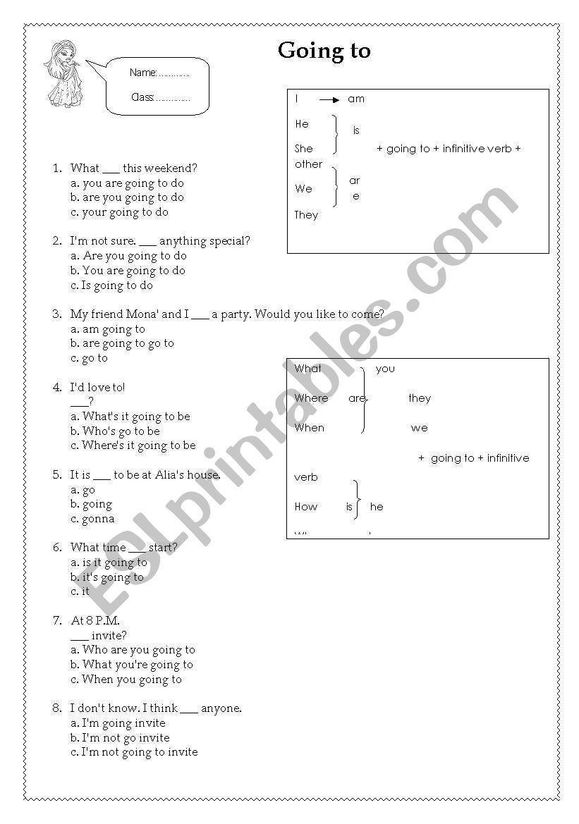 Future tense worksheet