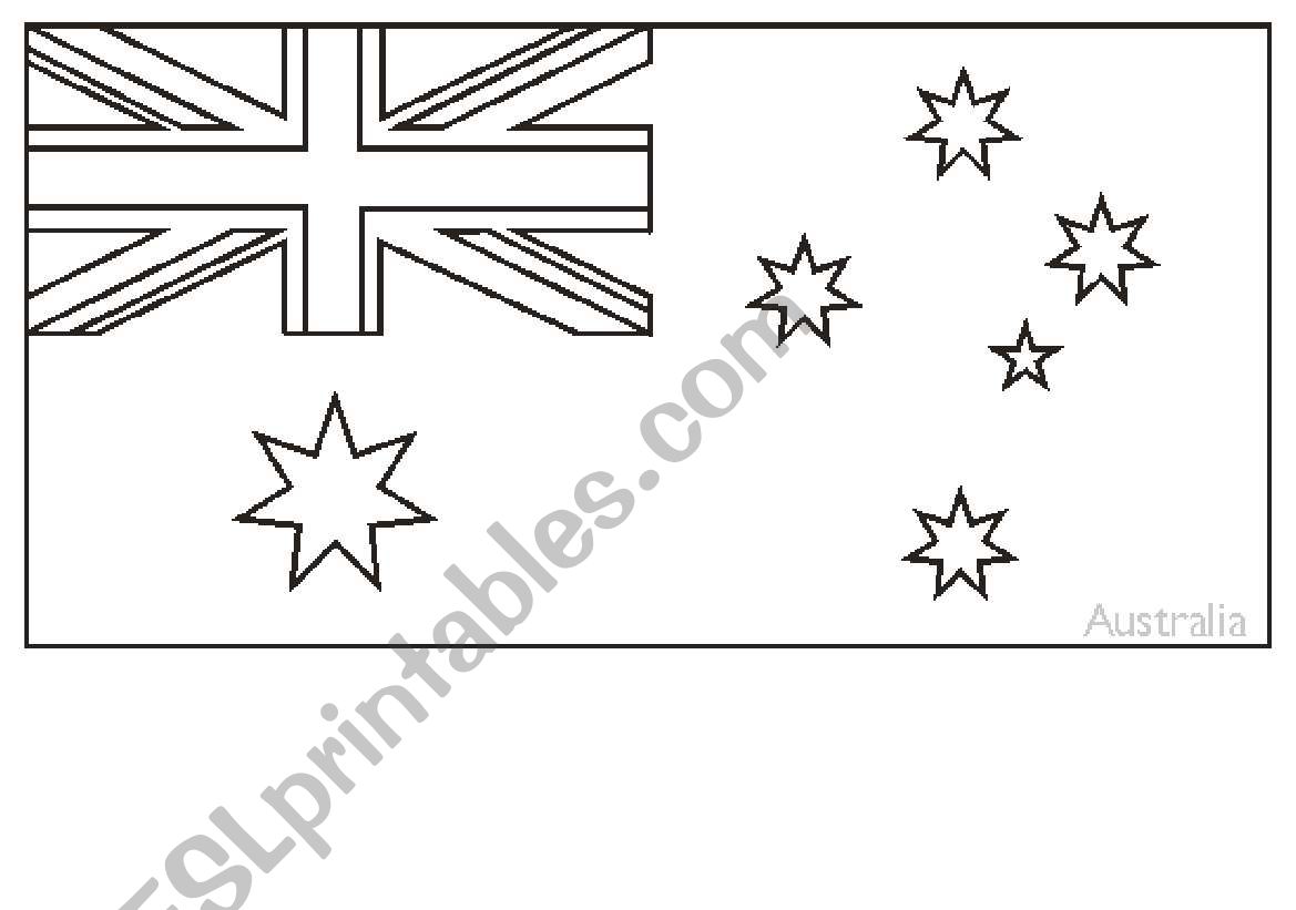 Flags of the World worksheet