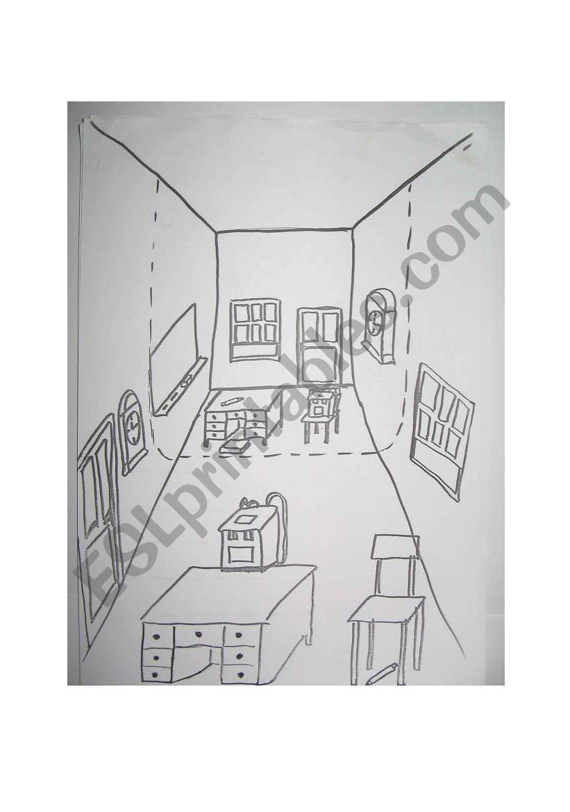 Classroom objects worksheet