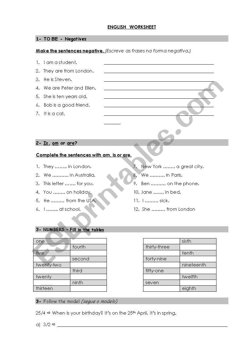 5th grade revisions worksheet