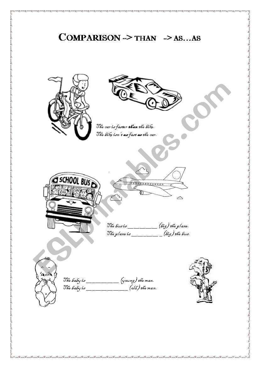 Comparison  worksheet