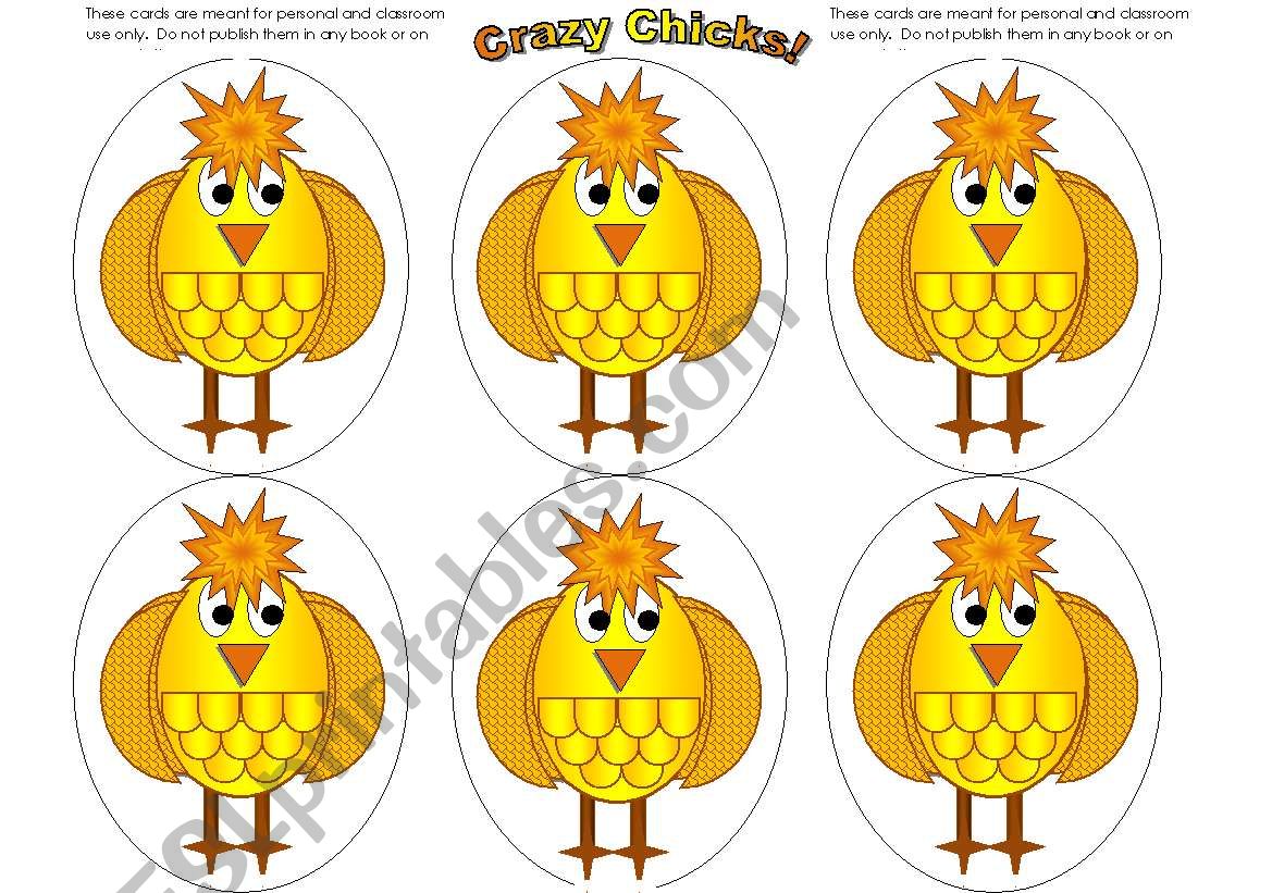 Chick Cards (Add your own text)