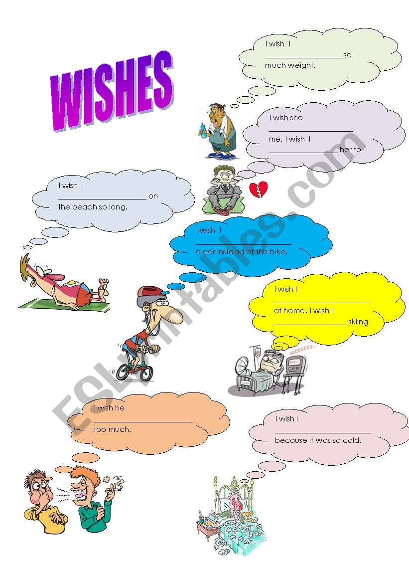 WISHES worksheet