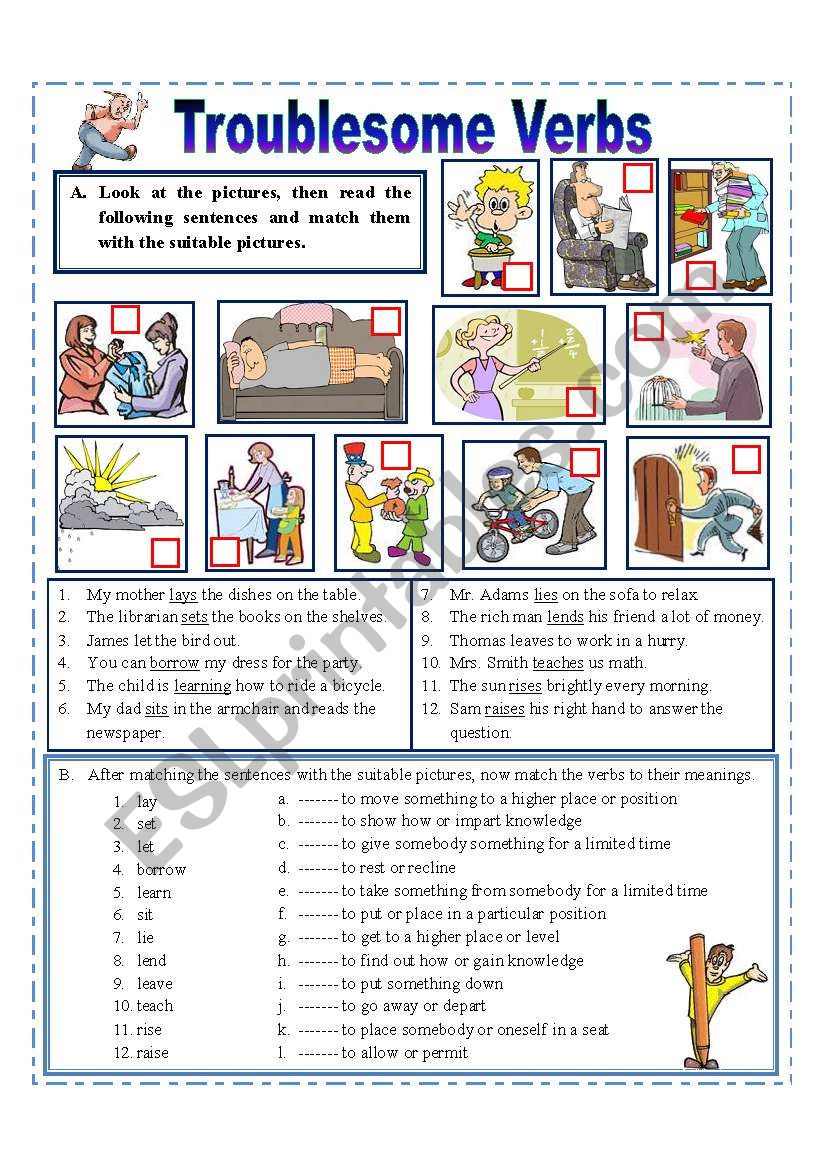 troublesome-verbs-esl-worksheet-by-missola