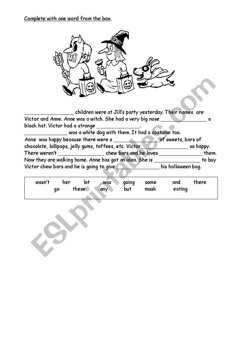 Halloween (2) worksheet