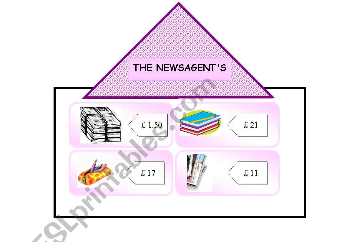 The Newsagents worksheet