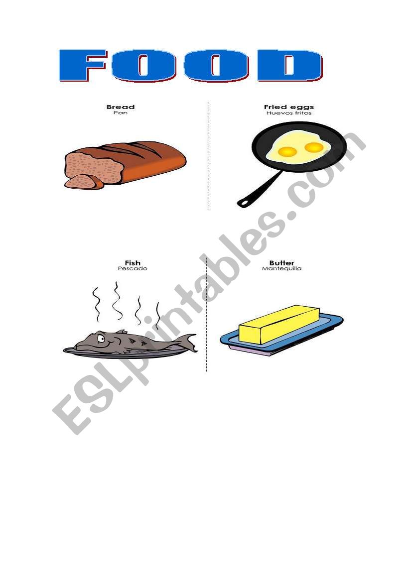 FOOD 1 worksheet