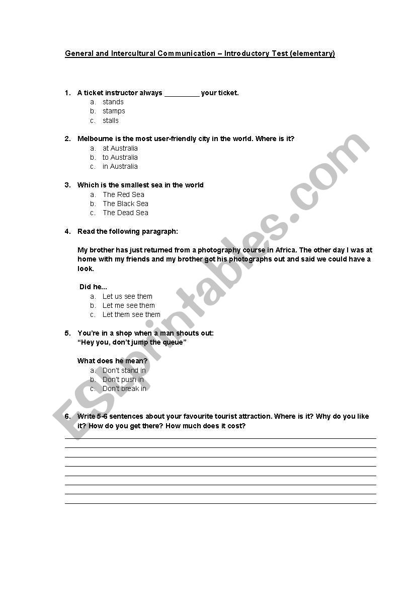 General And Intercultural Communication
