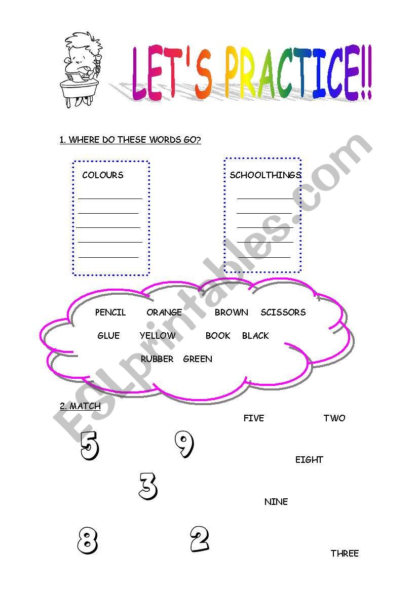 revision worksheet