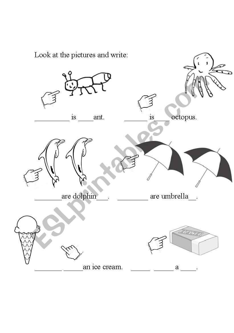 demonstratives worksheet