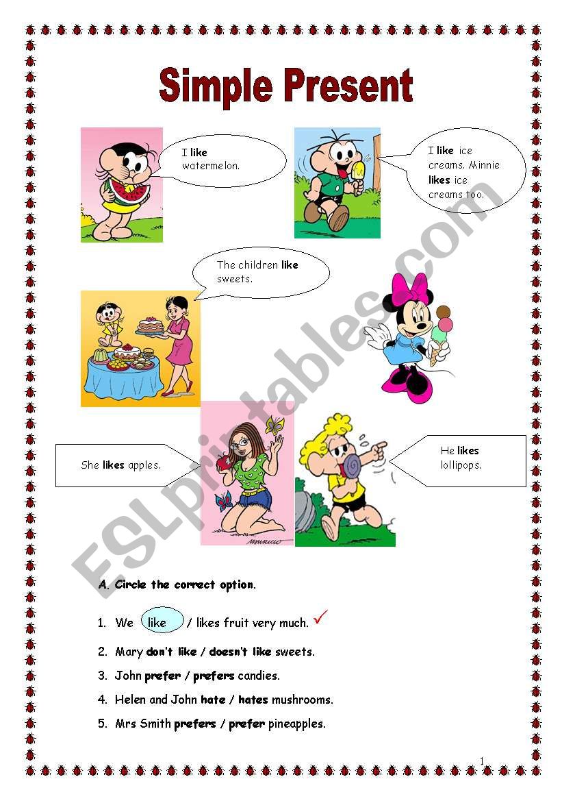 Simple Present (13.02.09) worksheet