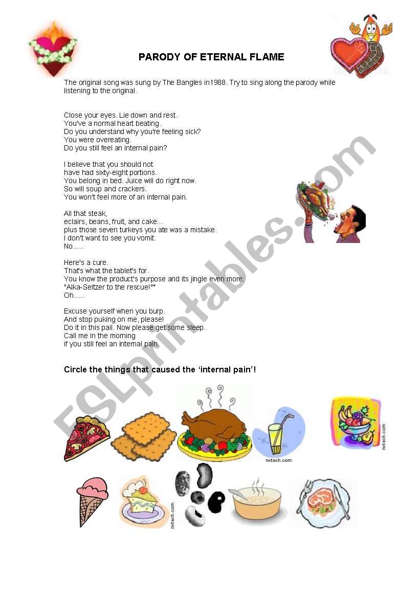 Parody of the song Â´Eternal FlameÂ´