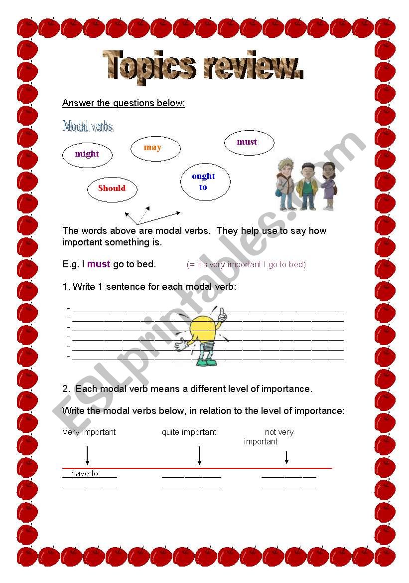 Intermediate topics review/quiz! :0) 