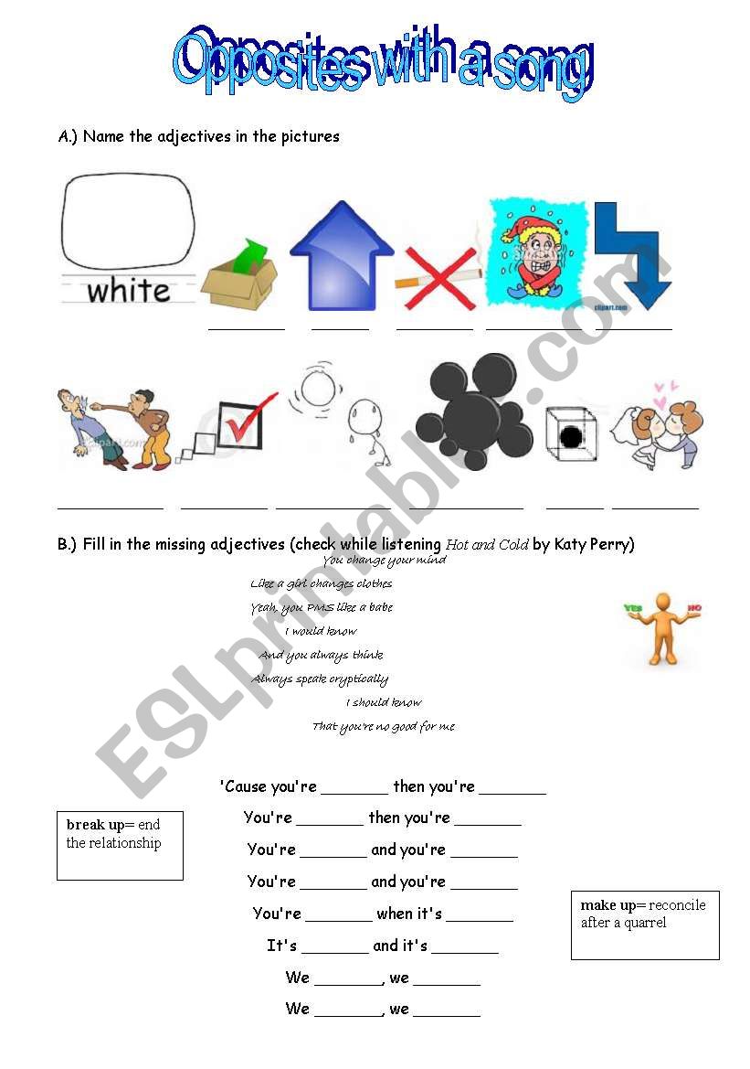 OPPOSITES (song HotÂ´nÂ´cold by Katy Perry)