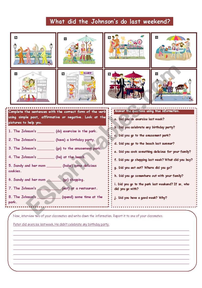 SIMPLE PAST AFFIRMATIVE, NEGATIVE, INTERROGATIVE!