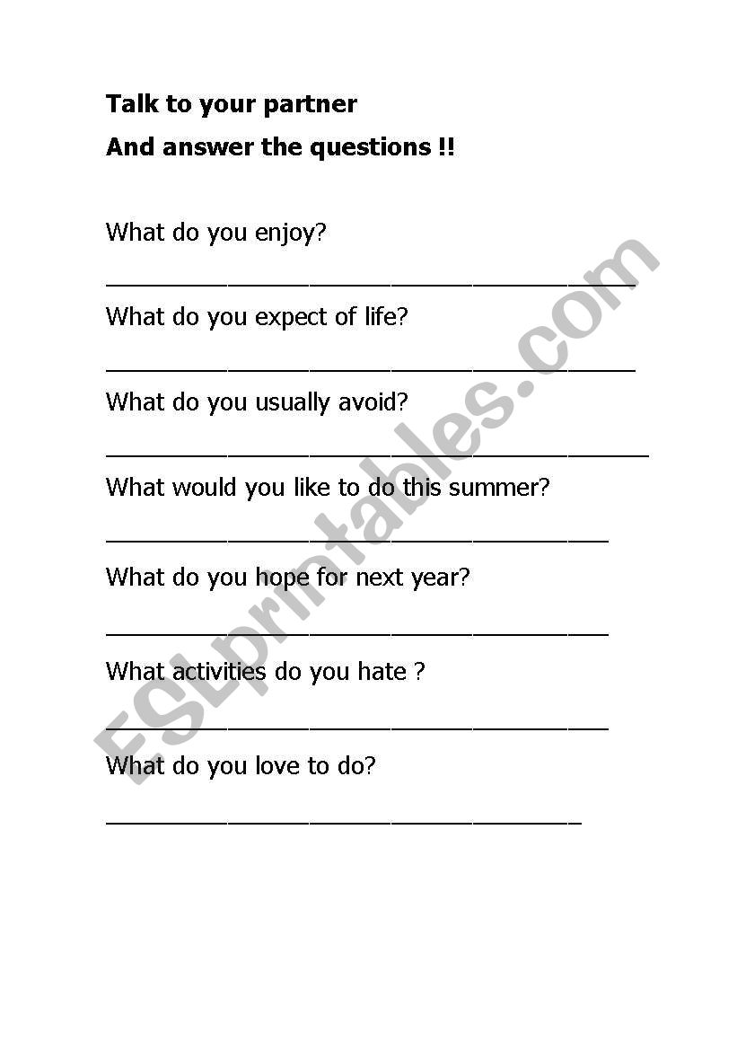 gerunds or infinitives worksheet