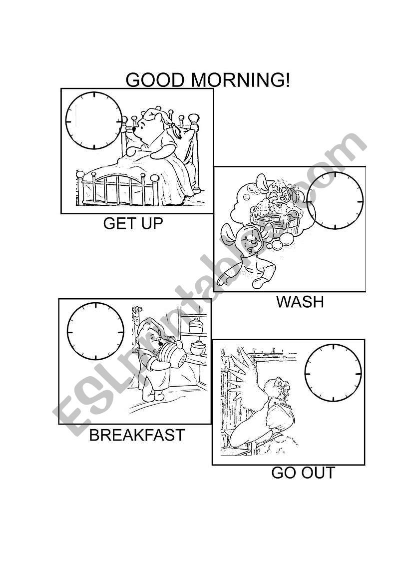 My morning worksheet