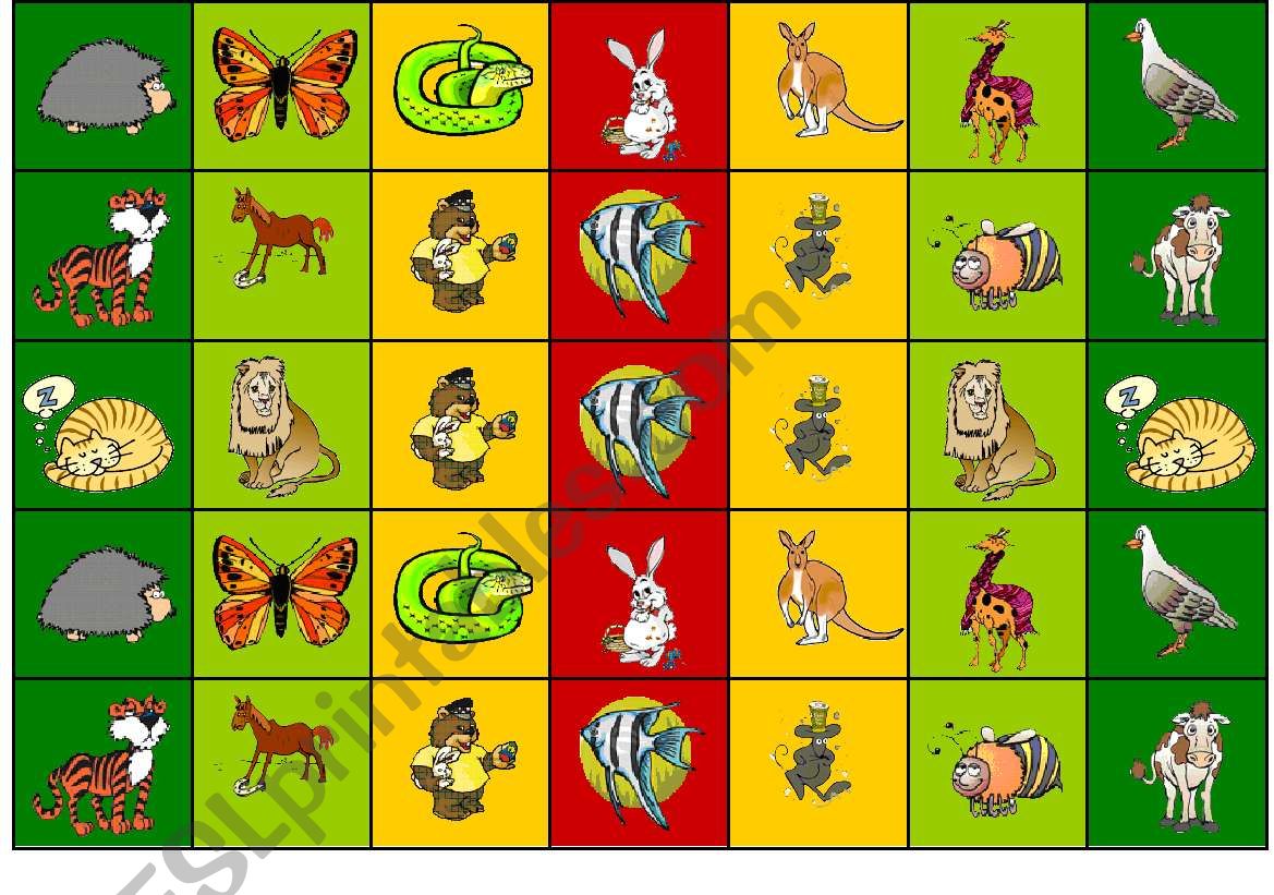 Game What Animal is It Part 2 worksheet
