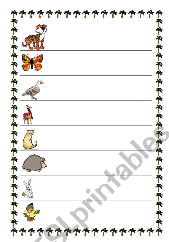 Game What Animal is It Part 3 worksheet