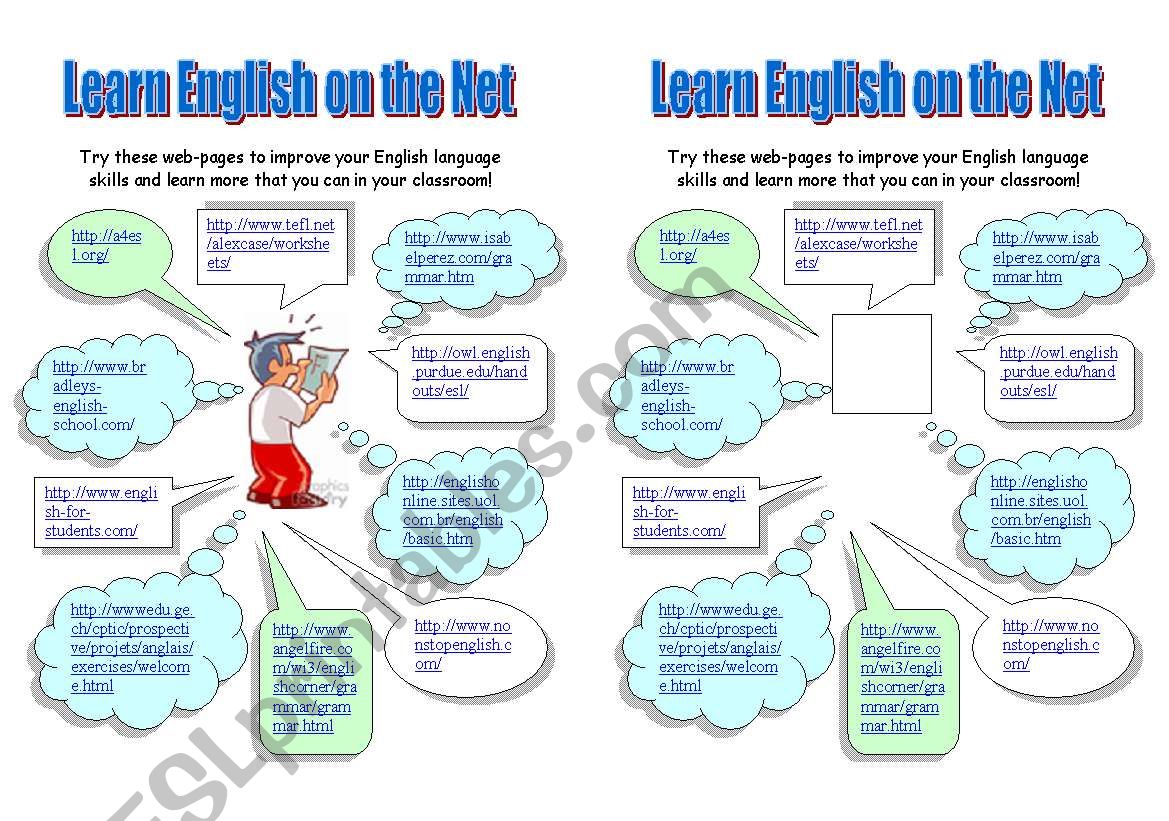 WEB PAGES FOR LEARNING ENGLISH