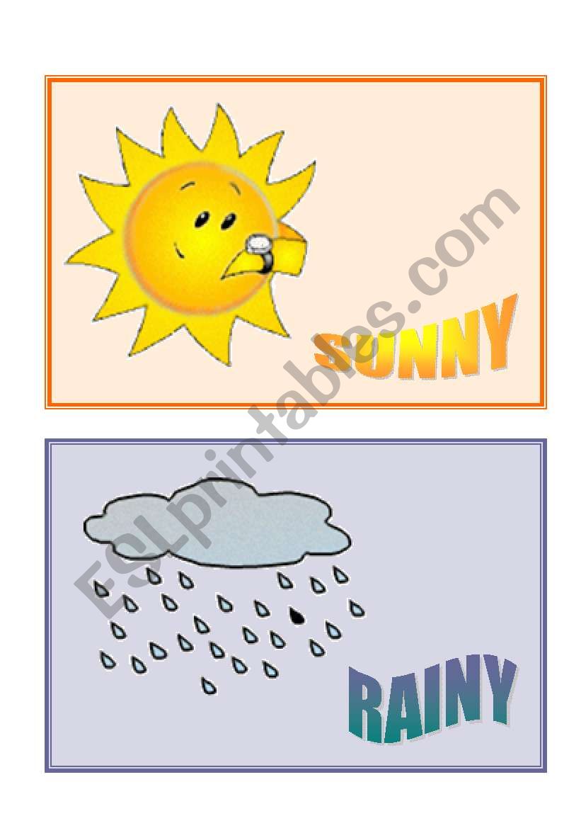 WEATHER worksheet