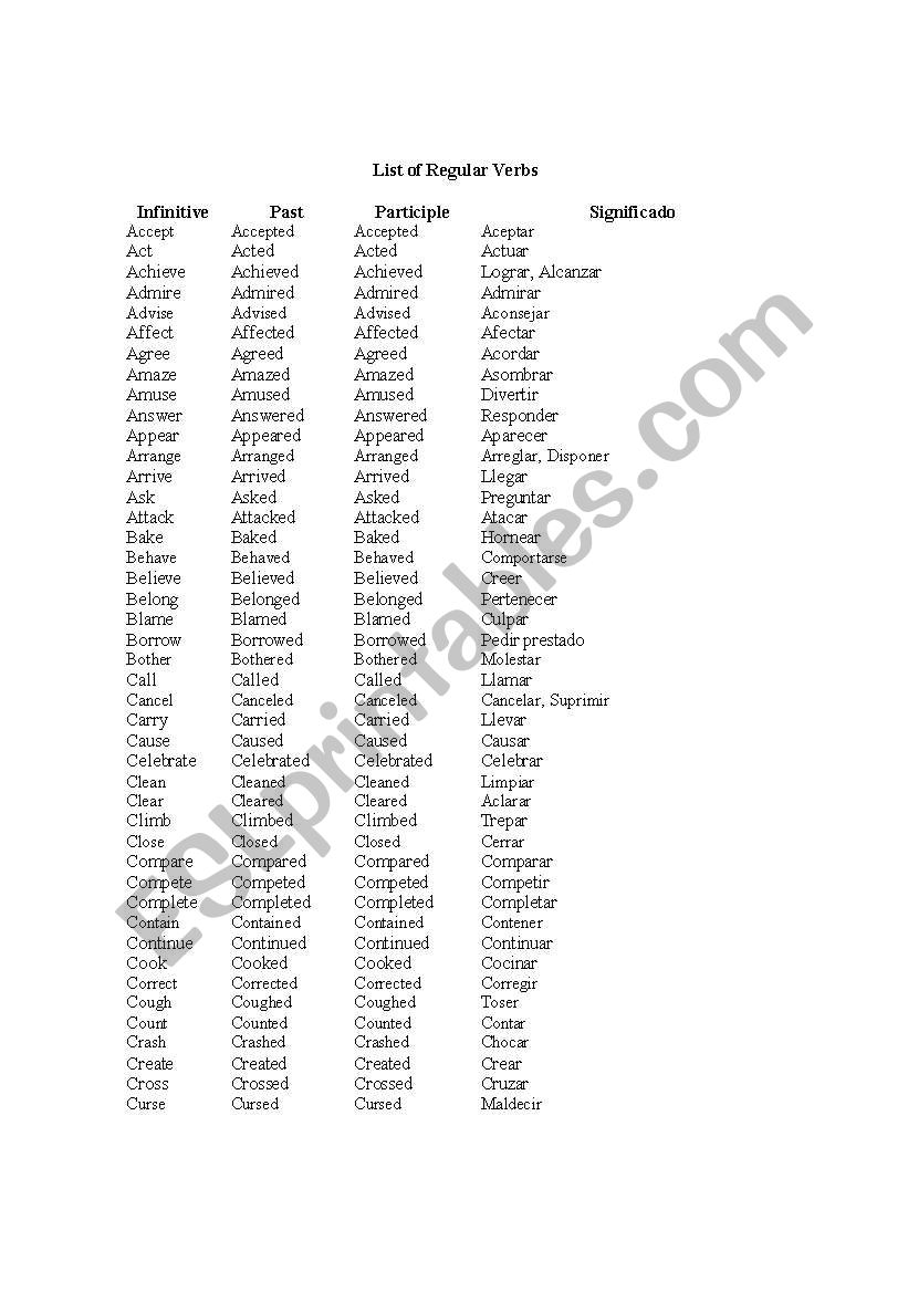 english-worksheets-regular-verbs-list