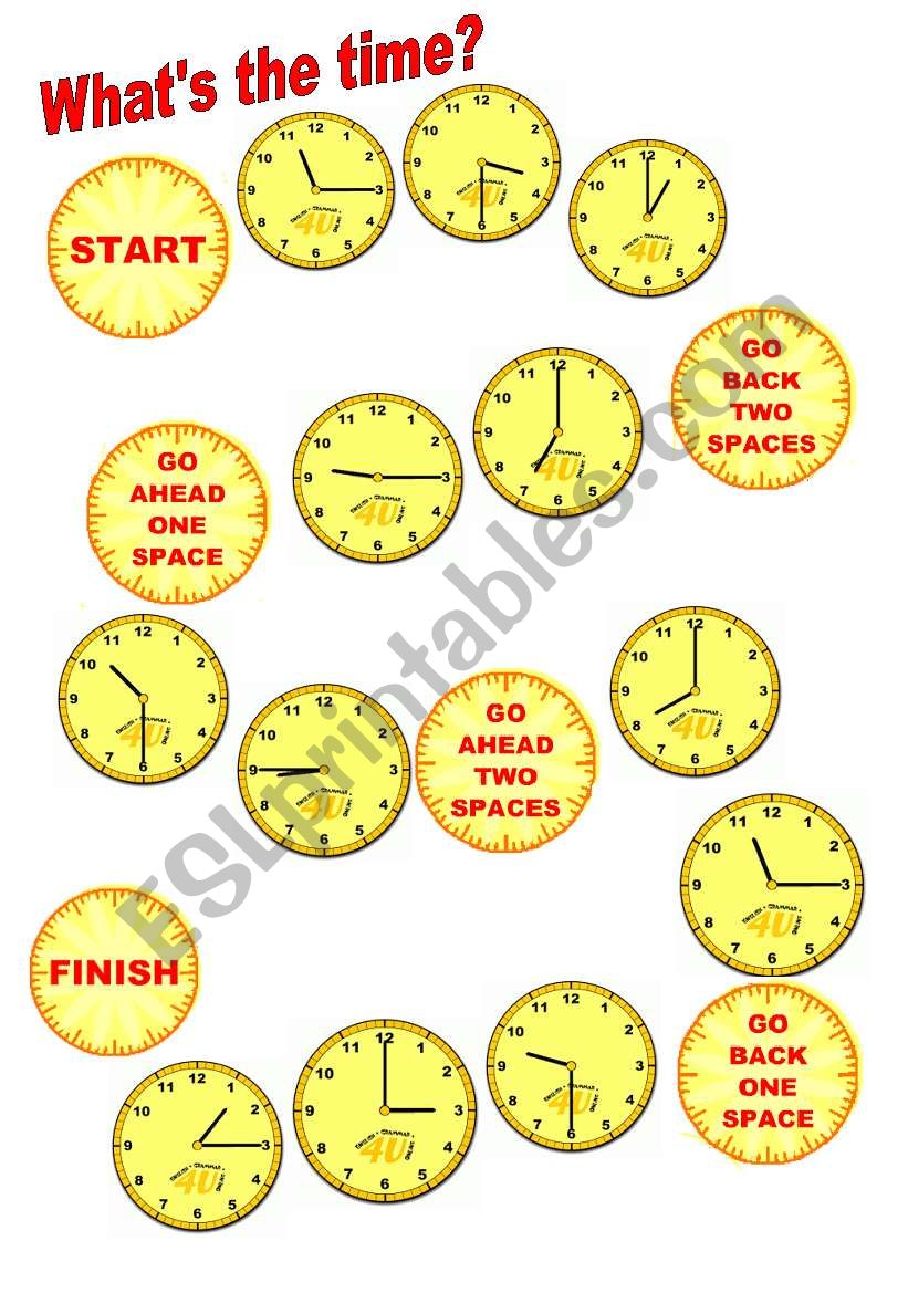 WhatÂ´ the time? worksheet