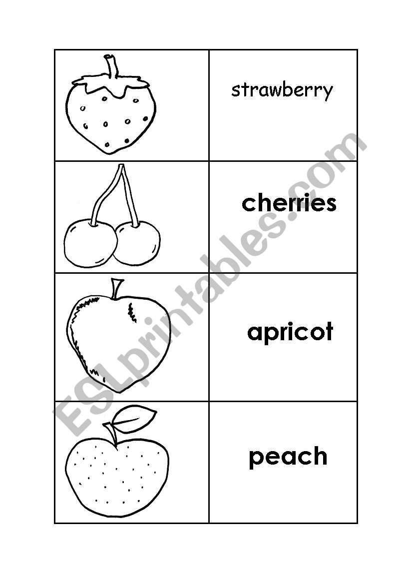 Fruits to play with children 2