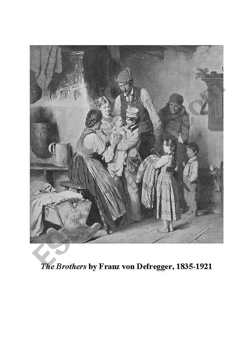 Reading Activity - Famous Painter Franz von DeFregger