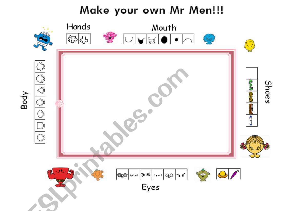 Make your own Mr Men/ Little Miss....