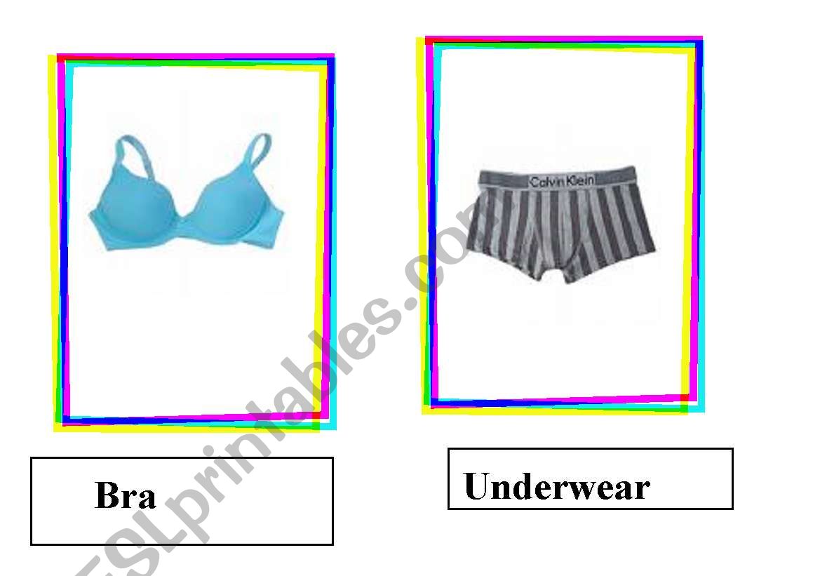 clothes 5 worksheet