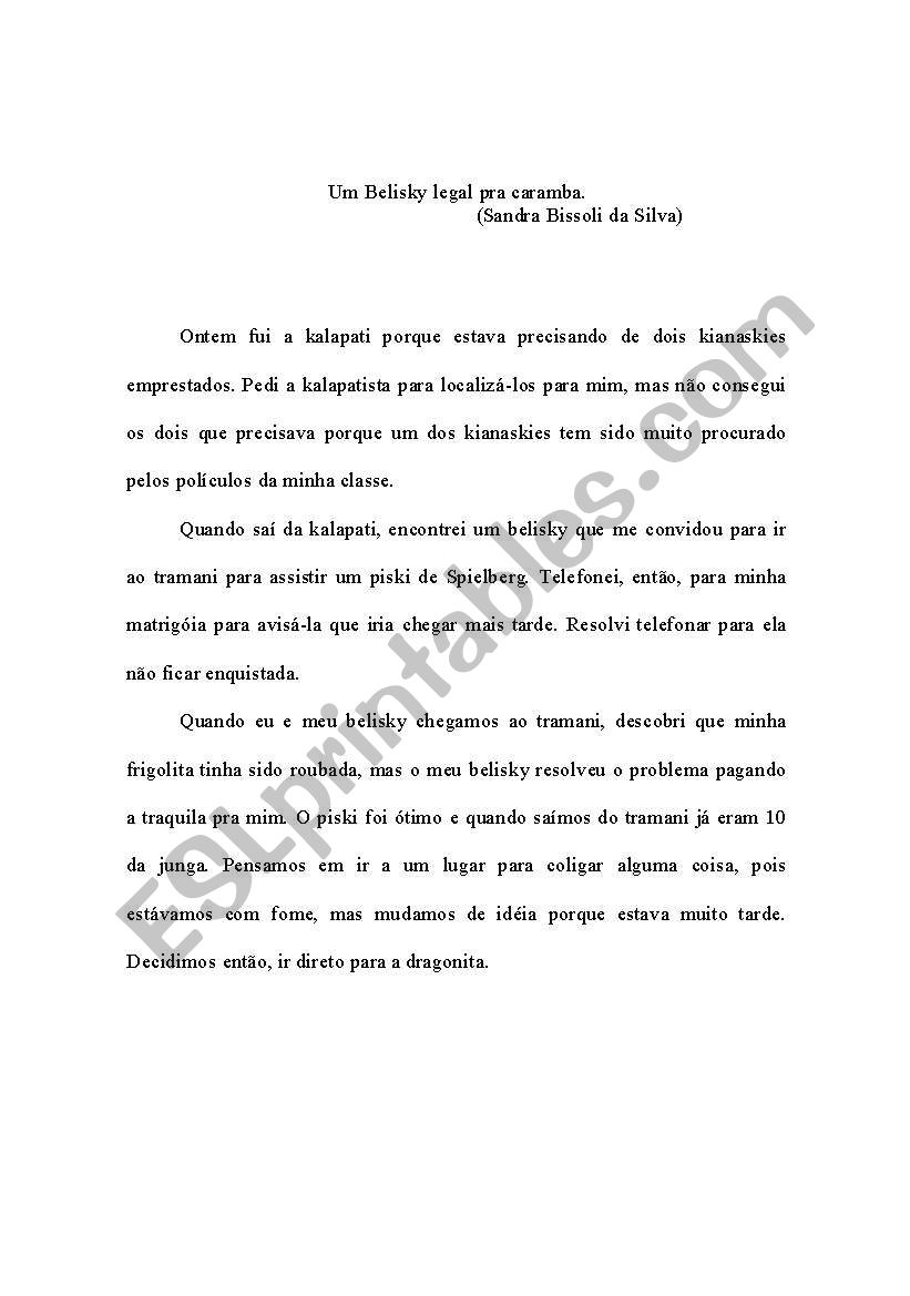 A nice Friend worksheet