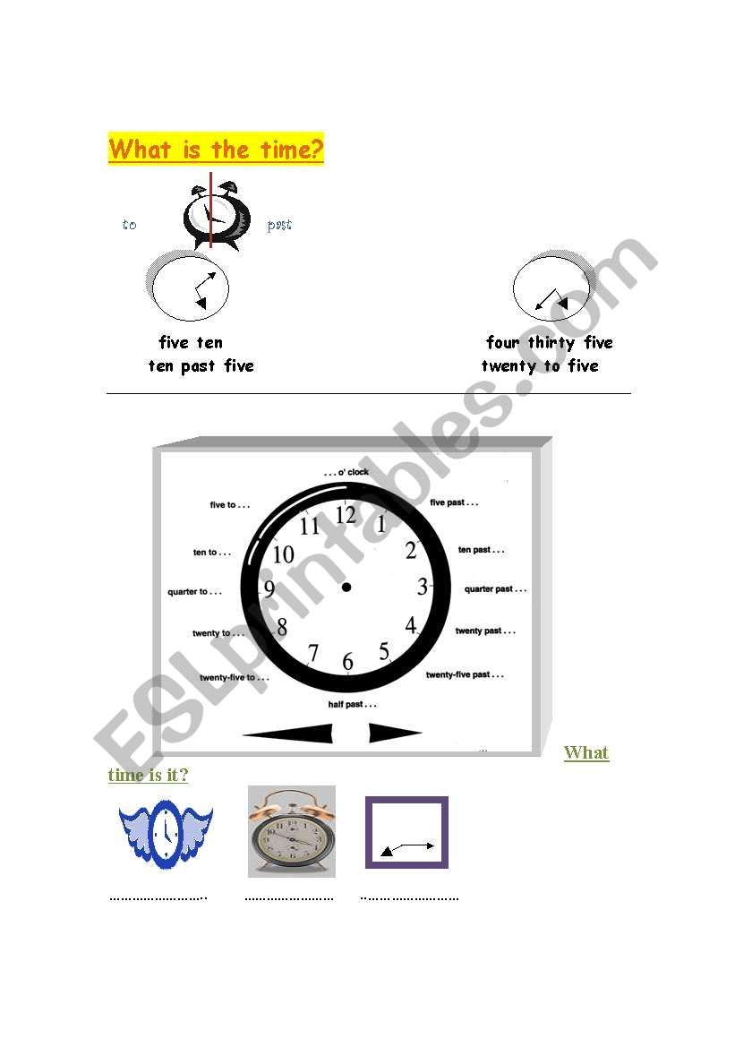 Time worksheet