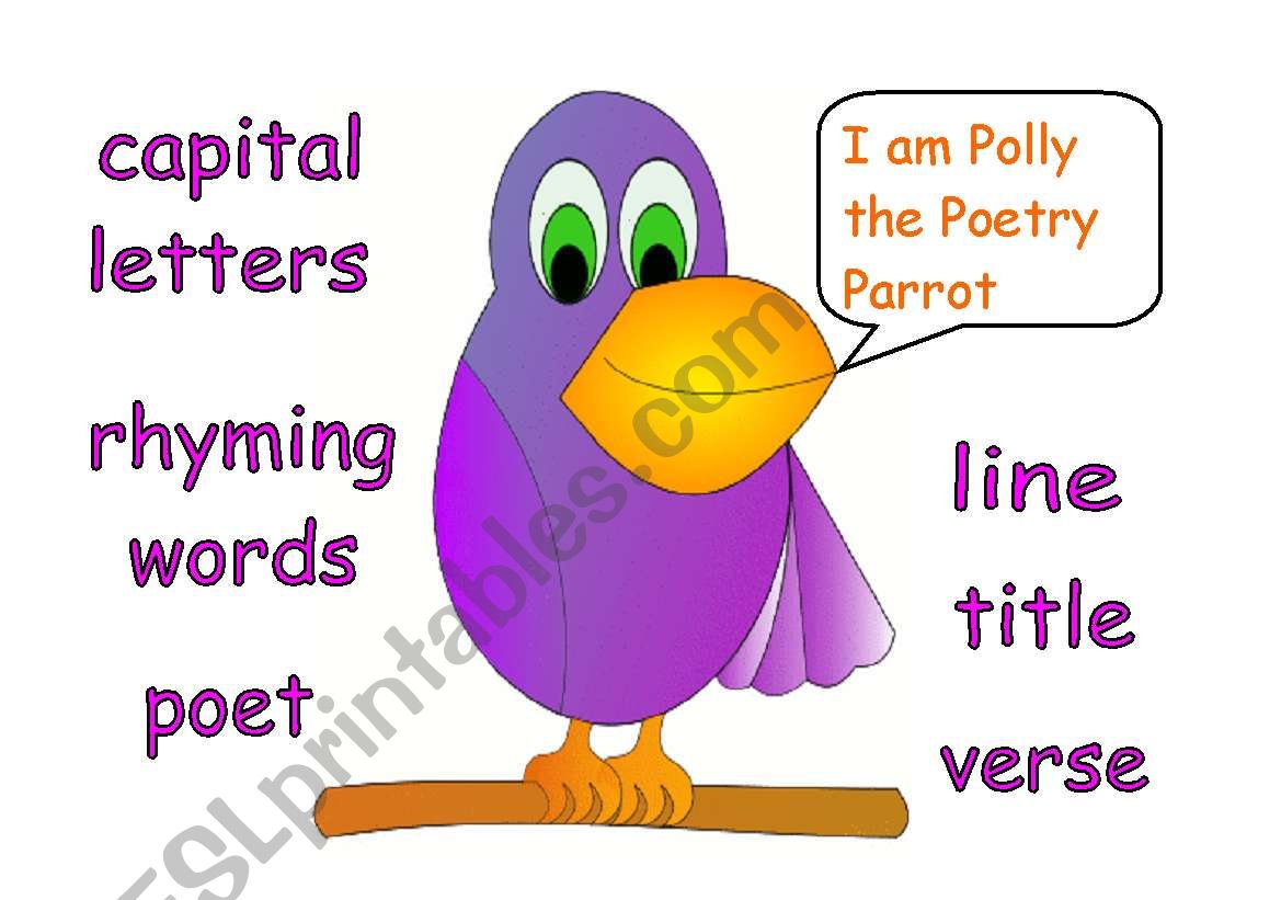 Polly the Parrot worksheet