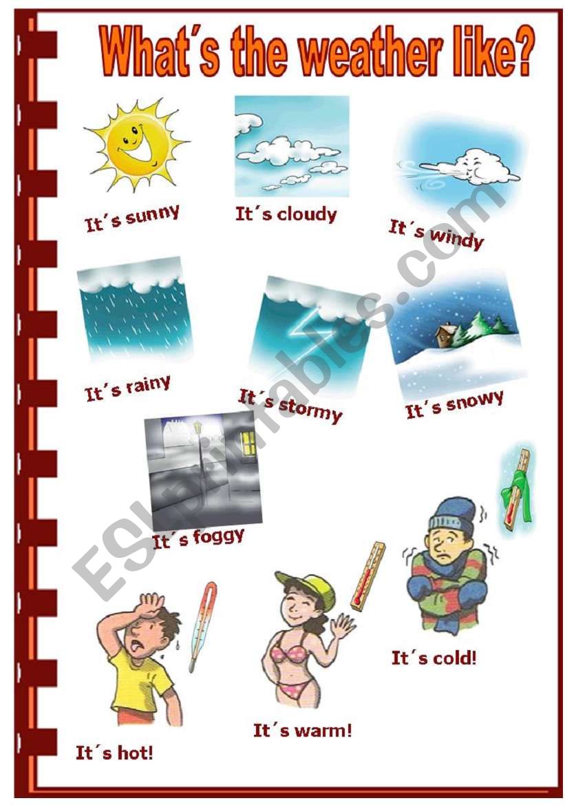 Weather worksheet